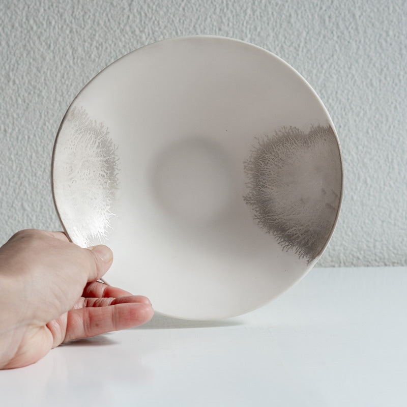 片瀬有美子 silver frost bowl L – うつわ屋まほろ