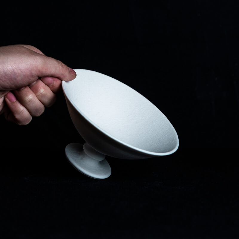 村井大介 高脚鉢 13㎝ 磁化粧