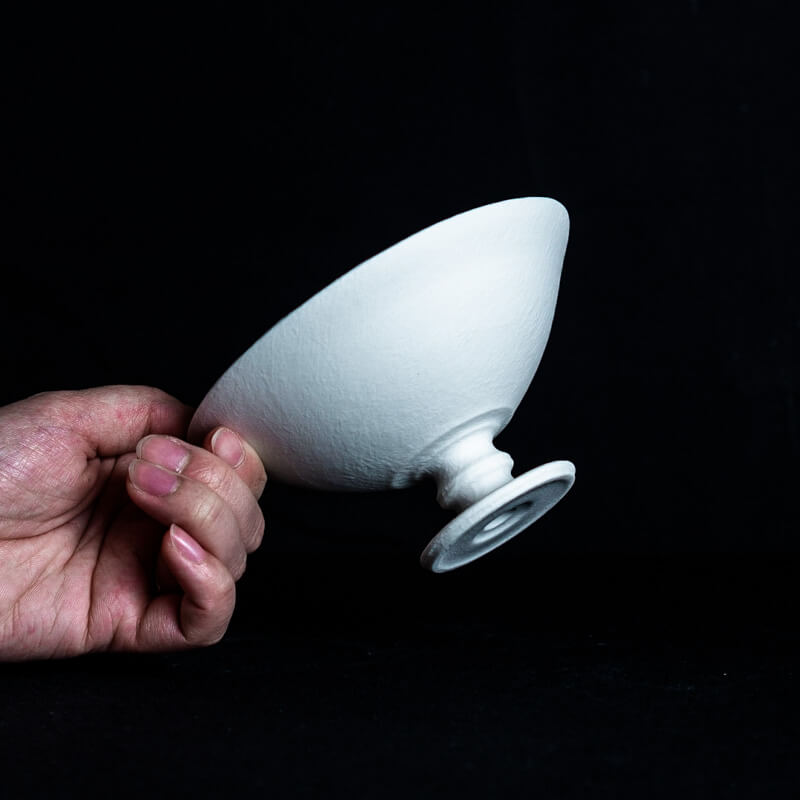 村井大介 高脚鉢 13㎝ 磁化粧