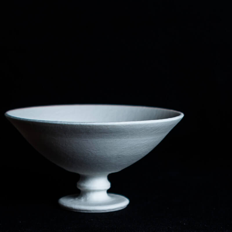 村井大介 高脚鉢 13㎝ 磁化粧