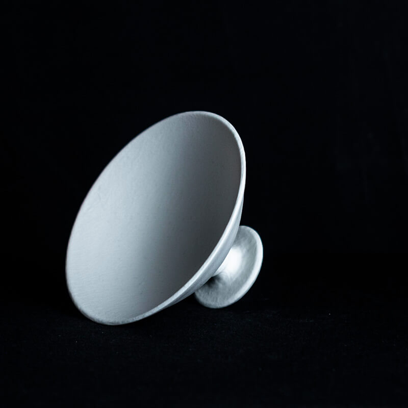 村井大介 高脚鉢 13㎝ 磁化粧