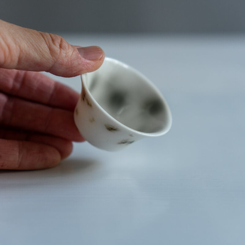 村井大介 茶杯 B 磁化粧銅彩