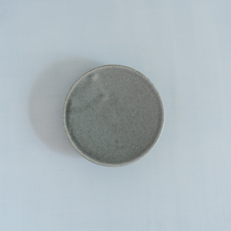 南江里子 4寸 高足盘 灰色
