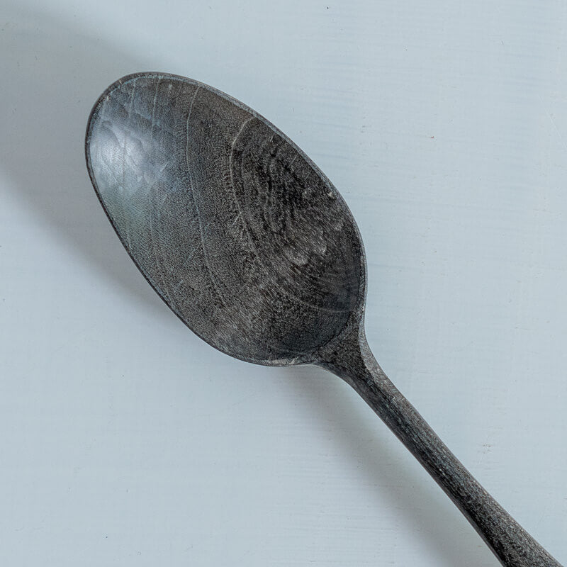 眞島拓 スプーン 大 白漆 – うつわ屋まほろ