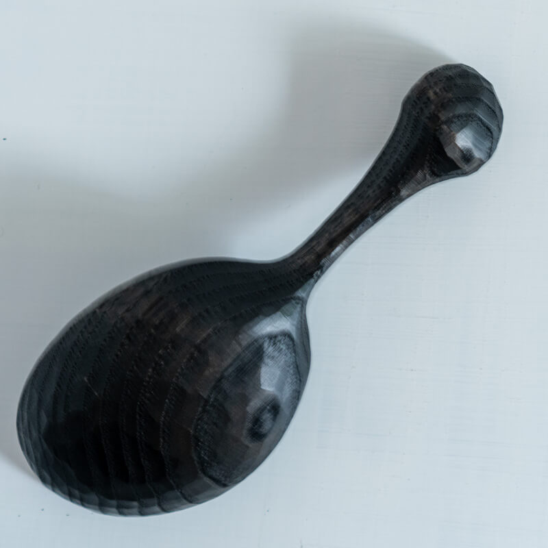 眞島拓 サーバースプーン 黒漆 B