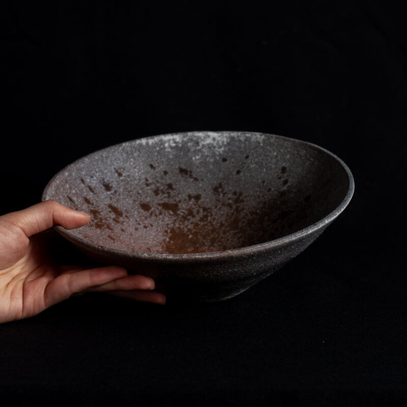 Etsushi Noguchi 7 sun Bowl, Red