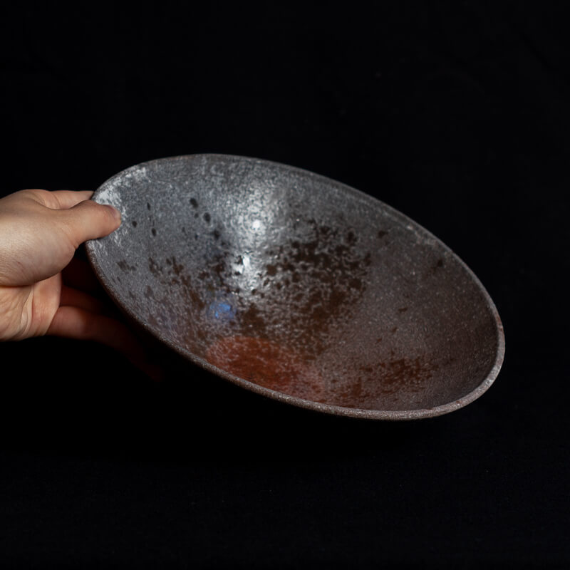 Etsushi Noguchi 7 sun Bowl, Red