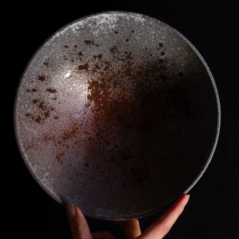 Etsushi Noguchi 7 sun Bowl, Red