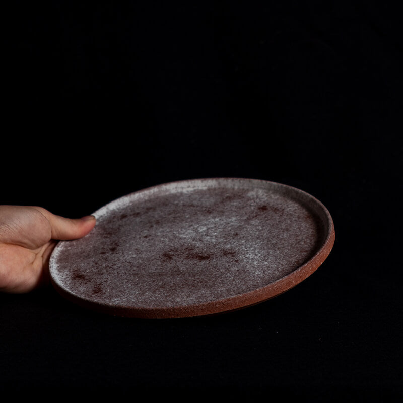 Etsushi Noguchi 6.5" Flat Plate, Red