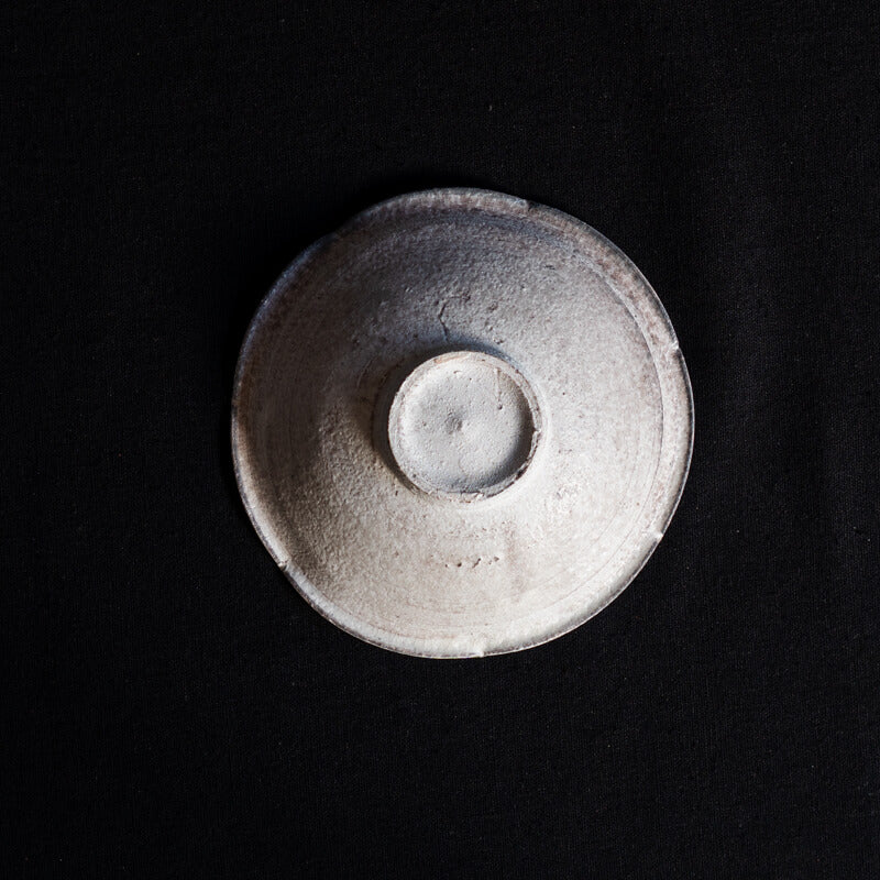 Etsushi Noguchi 4.5-inch Rinka Small Plate, White Rust