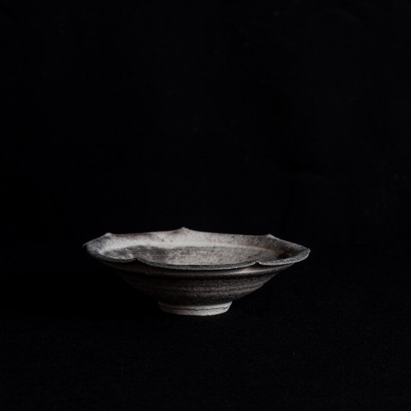 Etsushi Noguchi 4.5-inch Rinka Small Plate - Ash Glaze