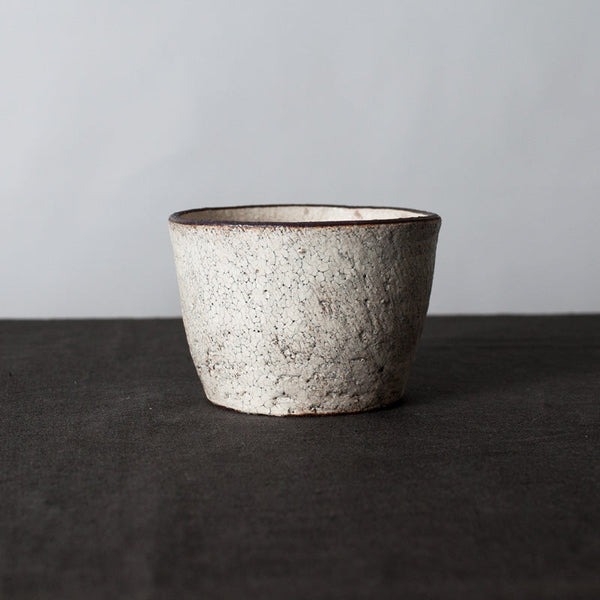 中川幹世 粉引 そば猪口