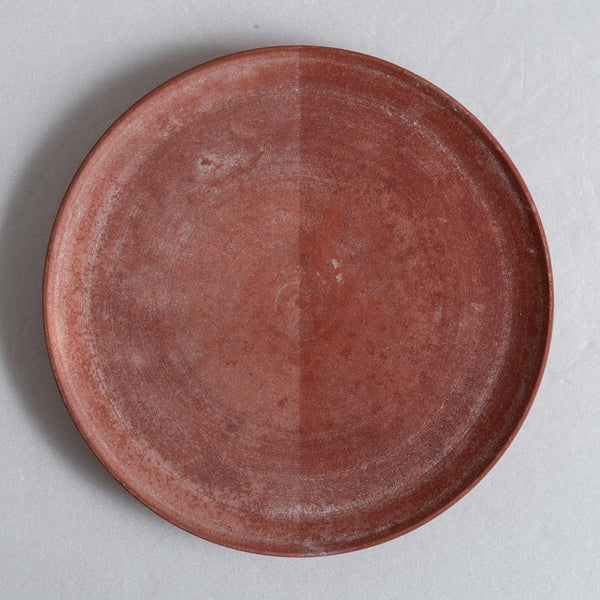 大森健司 赤土 焼き締め皿 A