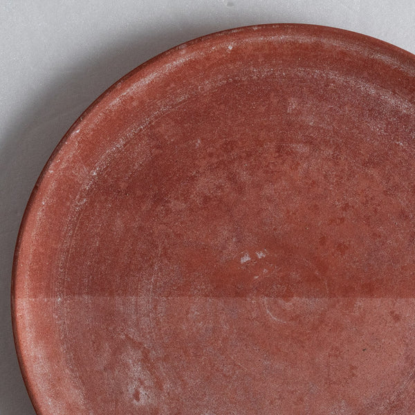 大森健司 赤土 焼き締め皿 A
