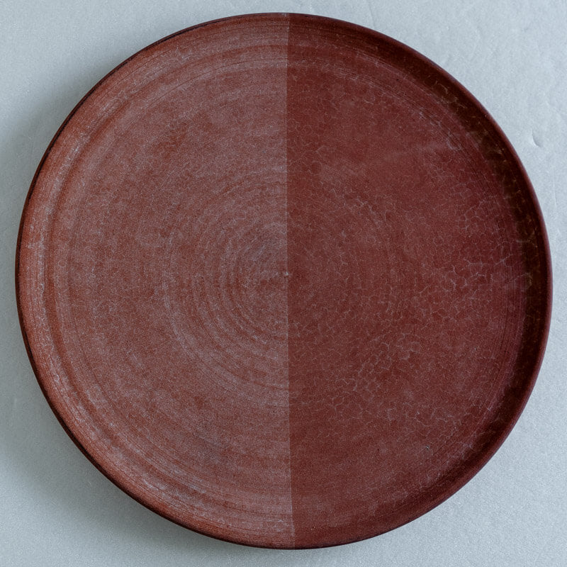 大森健司 赤土 焼き締め皿 B