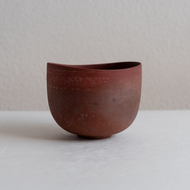 大森健司 炭化赤土 茶碗