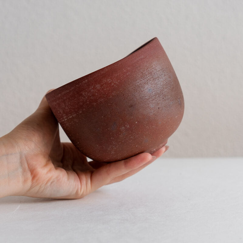 大森健司 炭化赤土 茶碗