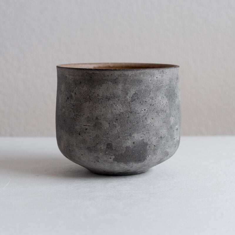 大森健司 黒土 茶碗 A