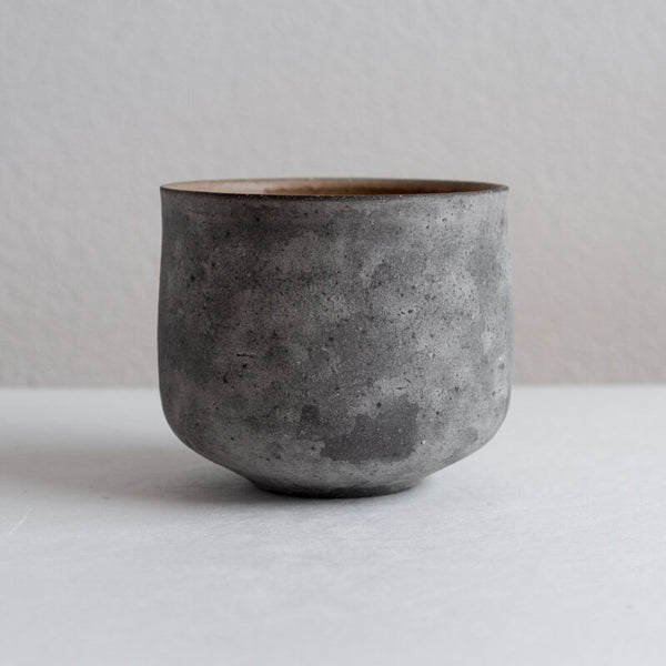 大森健司 黒土 茶碗 A