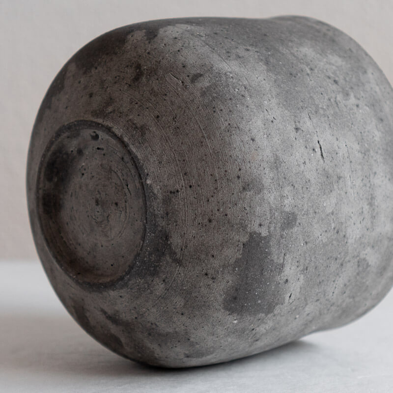 大森健司 黒土 茶碗 A