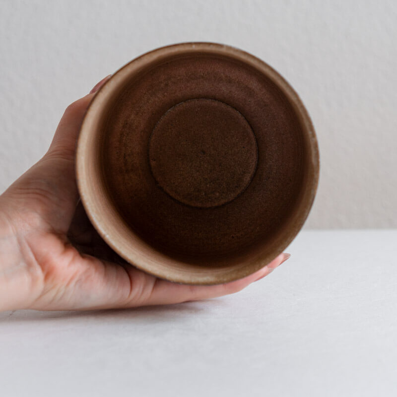 大森健司 黒土 茶碗 A