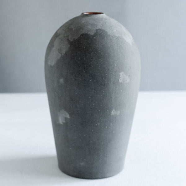 大森健司 黒土 花器 No.3