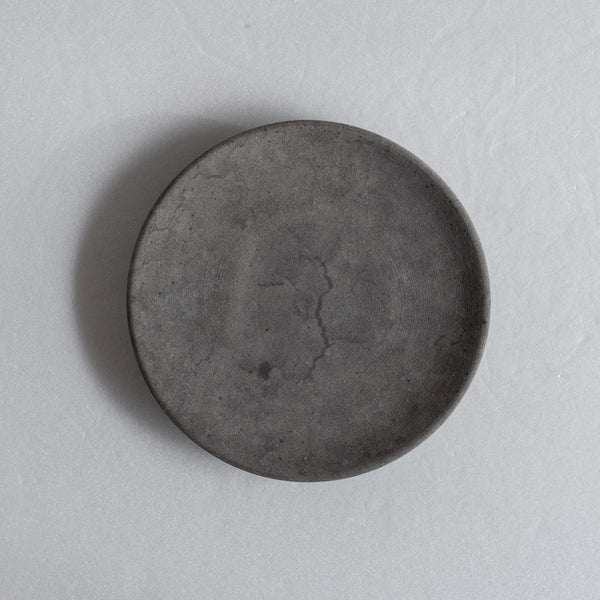 大森健司 黒土 焼き締め小皿