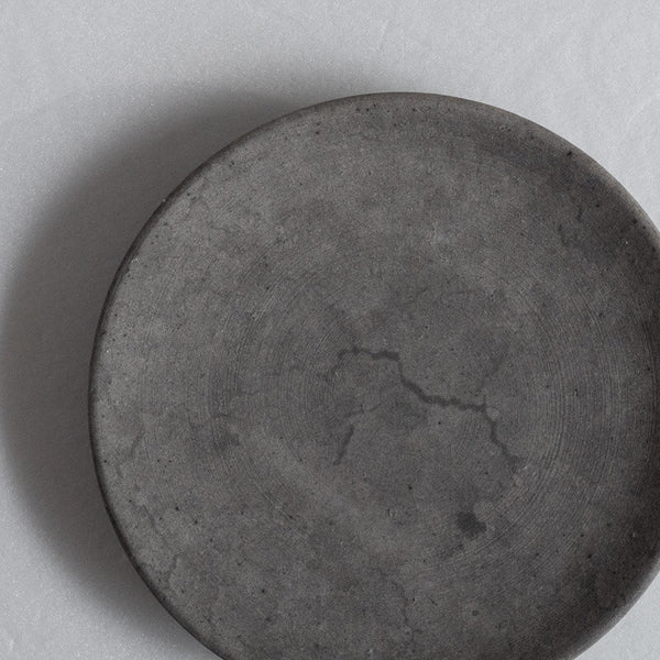 大森健司 黒土 焼き締め小皿