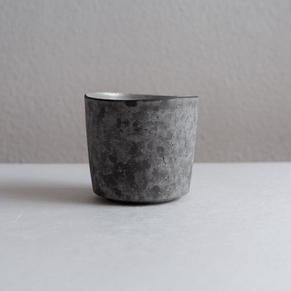 大森健司 銀彩黒土 碗