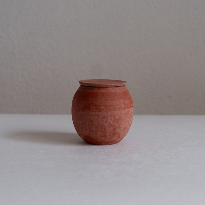 大森健司 赤土 蓋物 No.2