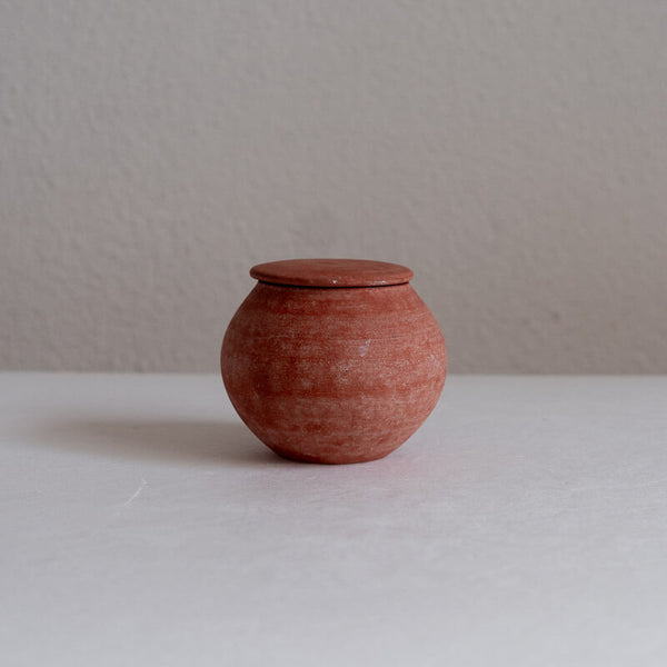 大森健司 赤土 蓋物 No.3