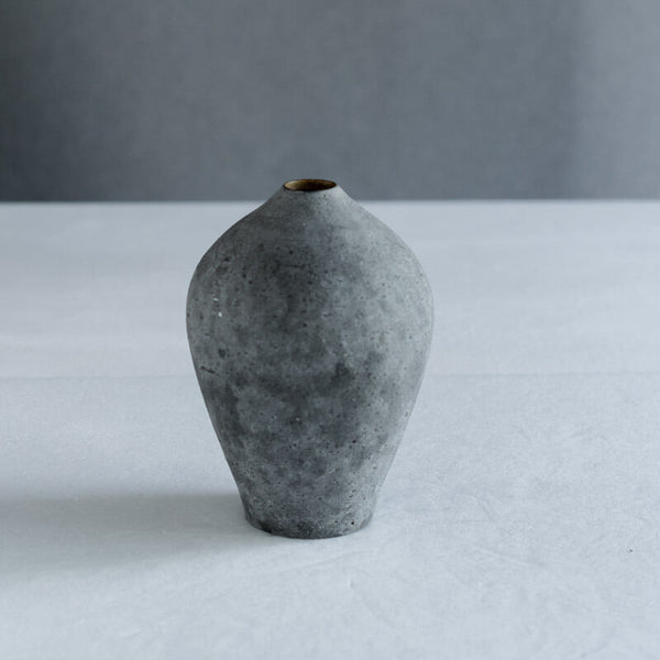 大森健司 黒土 花器  No.4