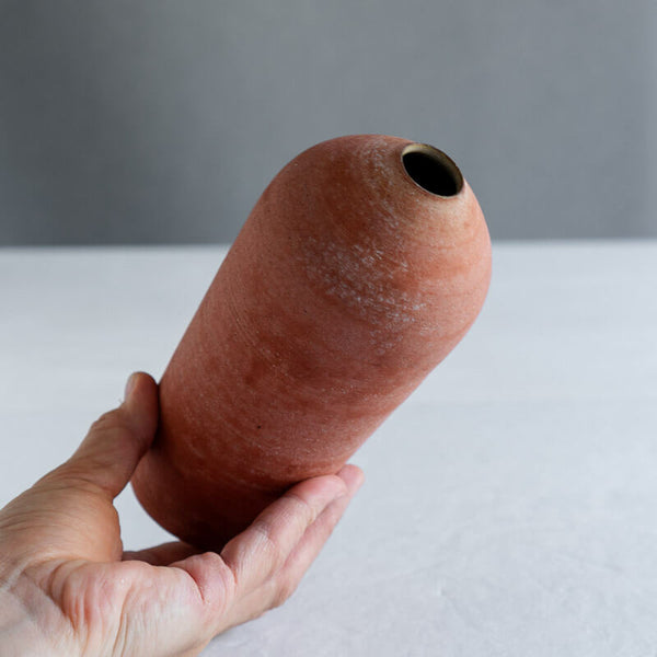 大森健司 赤土 花器 No.1