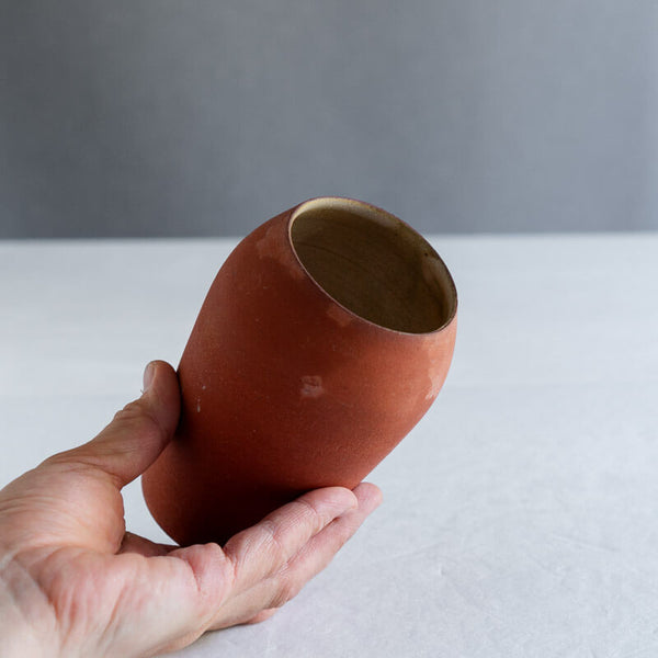 大森健司 赤土 花器 No.5