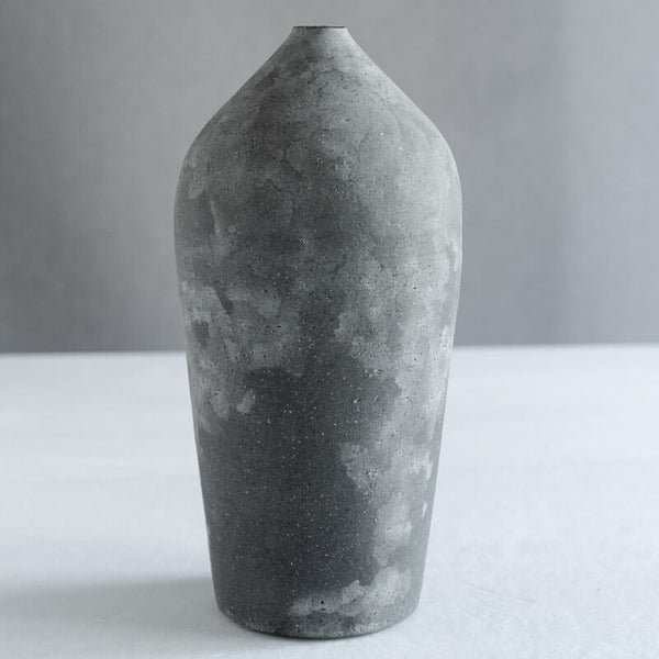 大森健司 黒土 花器  No.10