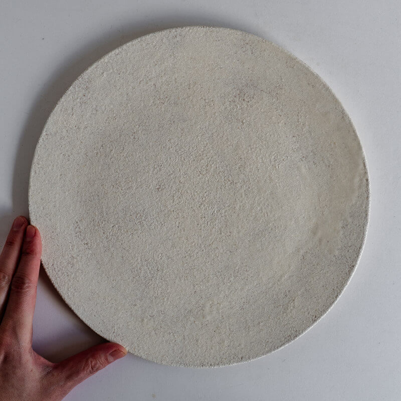 Mutsumi Ohashi 26cm Ash Glaze Round Plate