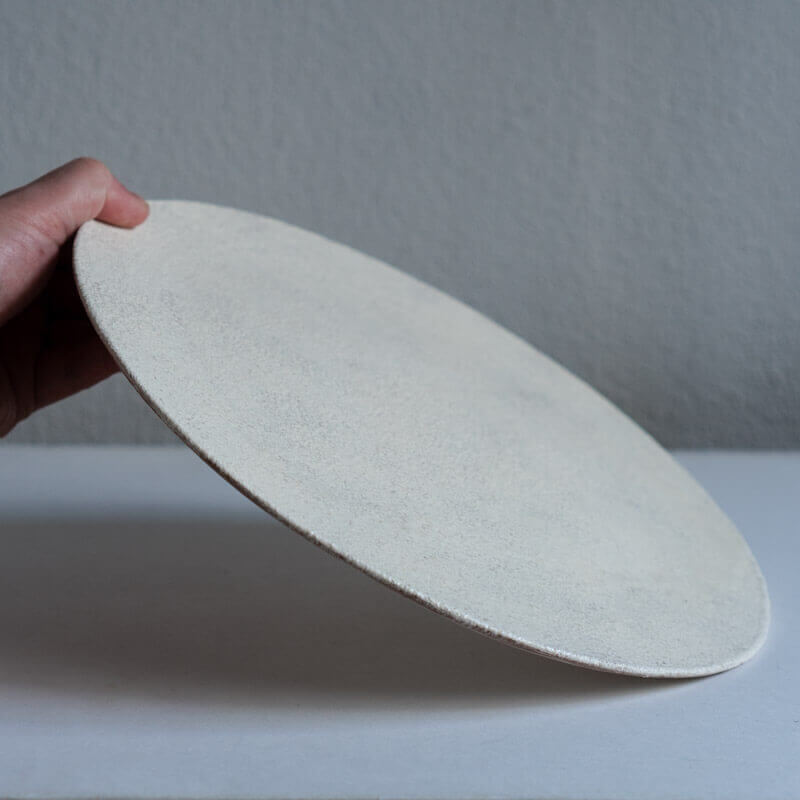 Mutsumi Ohashi 26cm Ash Glaze Round Plate