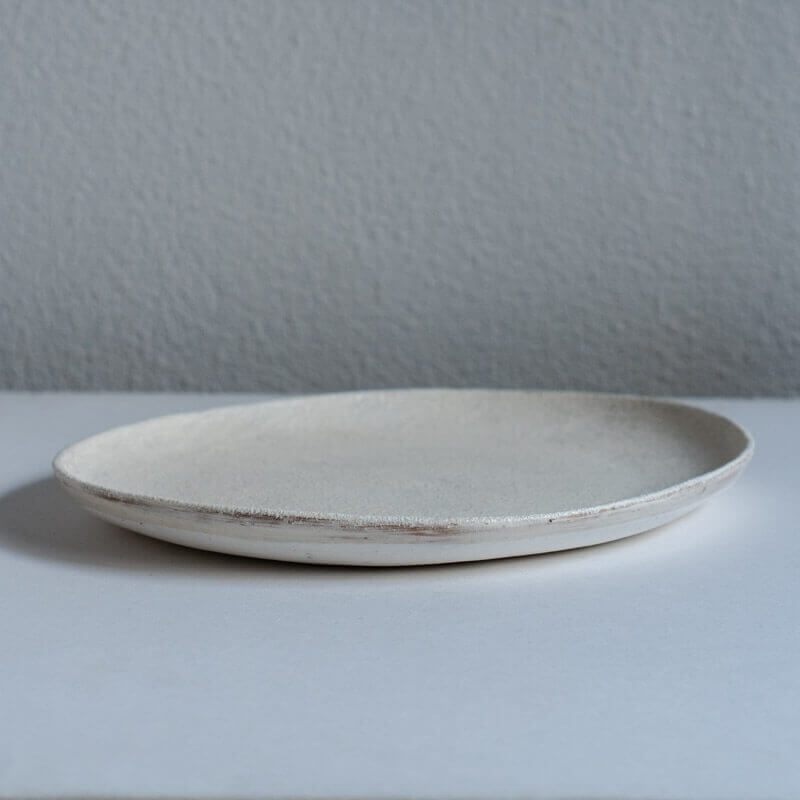 Ohashi Mutsumi Ash Glaze Oval Plate