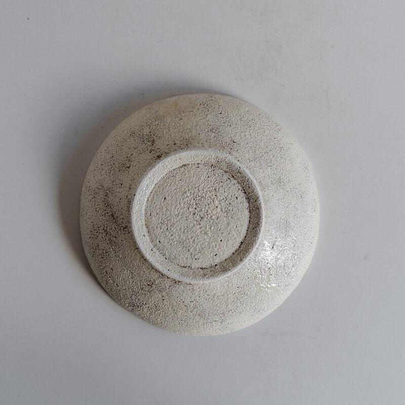 大桥睦 灰釉 圆浅碗