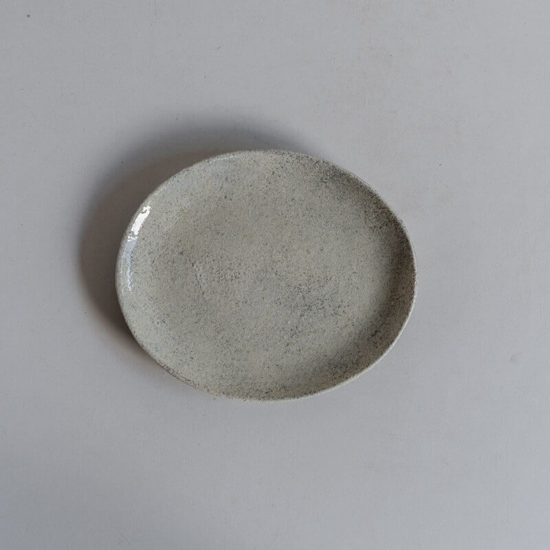 大橋睦 楕円皿 小