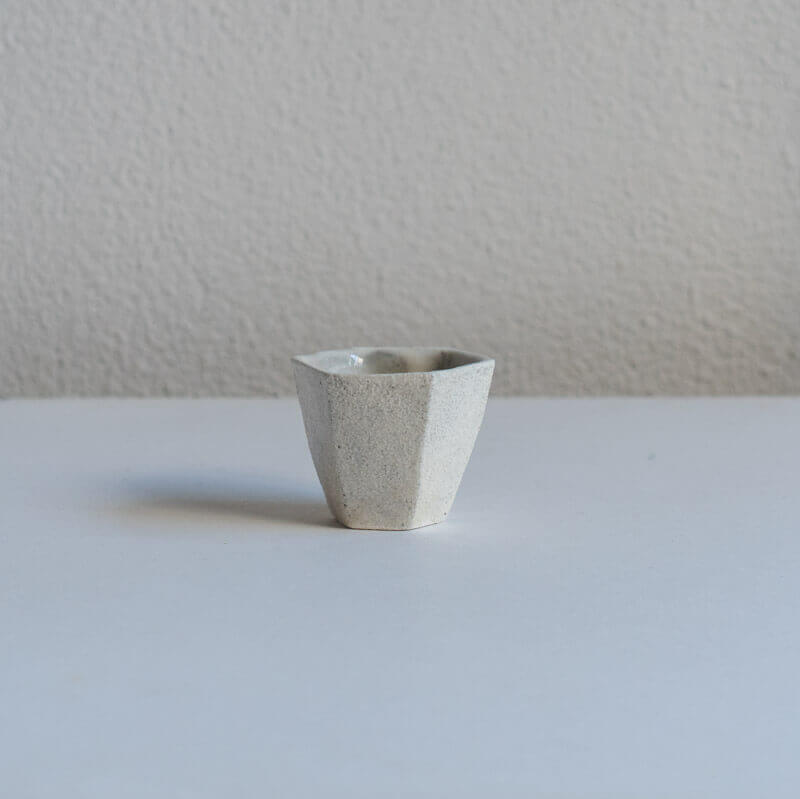 Mutsumi Ohashi Ash-glazed Hexagonal Cup