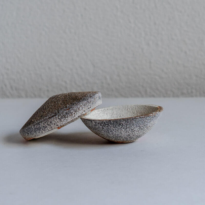 Ohashi Mutsumi, Yakishime Kohiki Lidded Dish B