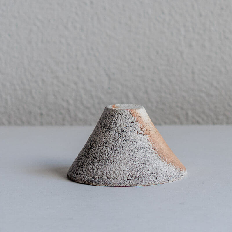 Mutsumi Ohashi Bizen-style Hakeme Guinomi Sake Cup A