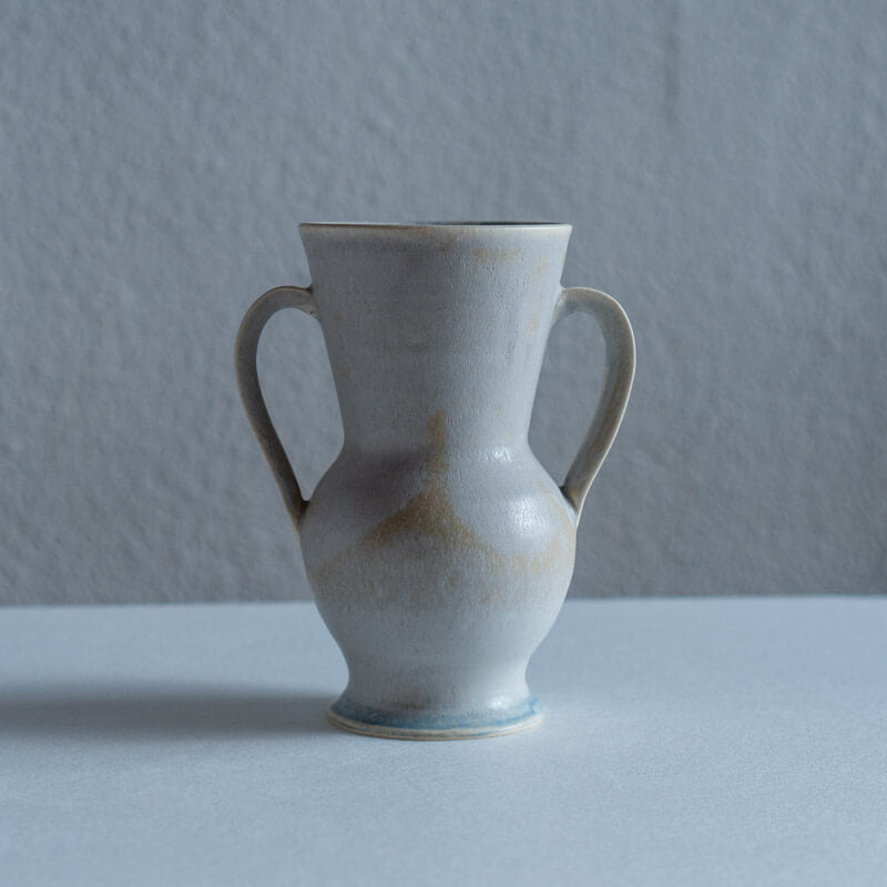 Risa Okubo Ear-Shaped Flower Vase - Blue