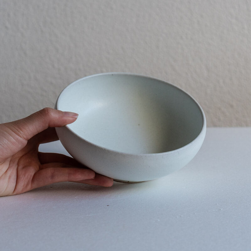 Hiromi Suzuki White Serving Bowl Large