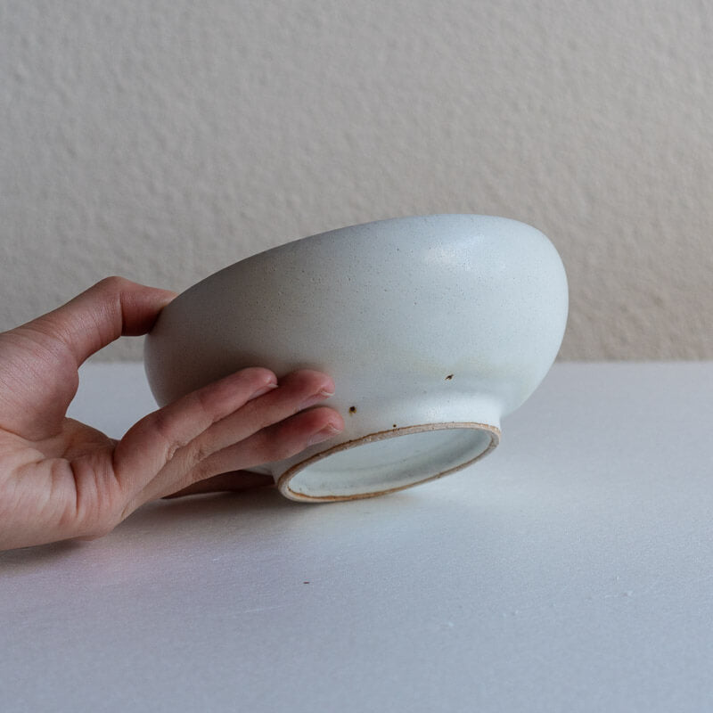Hiromi Suzuki White Serving Bowl Large