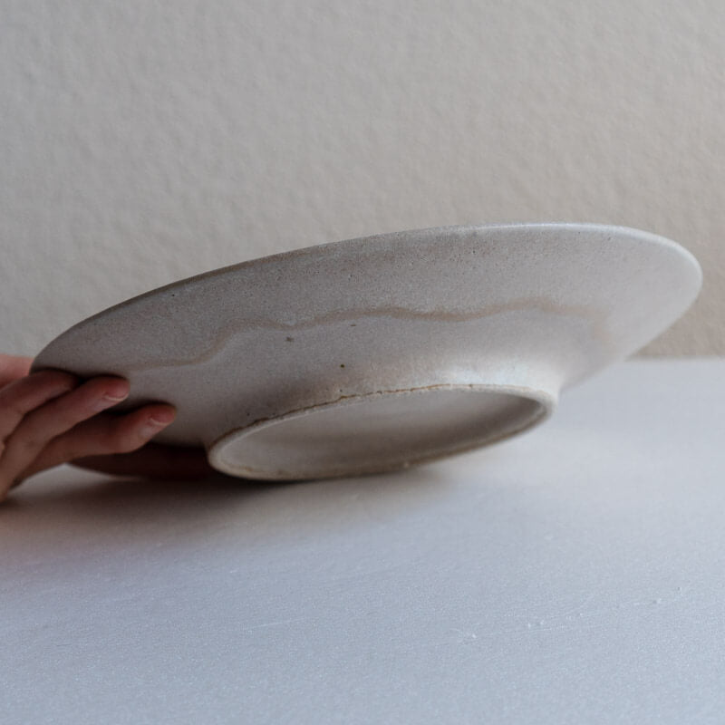Hiromi Suzuki, light cherry blossom pink, 7-inch plate