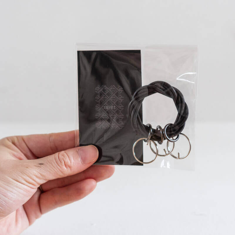 鶴田早苗(so/et)  key ring kuro
