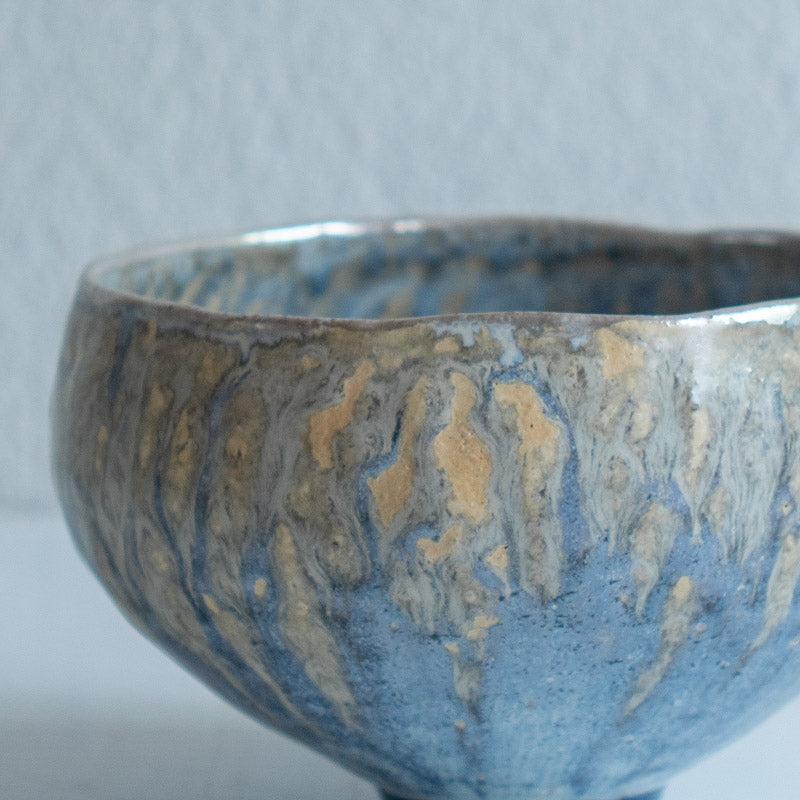 toriimiki tea bowl silver A – うつわ屋まほろ