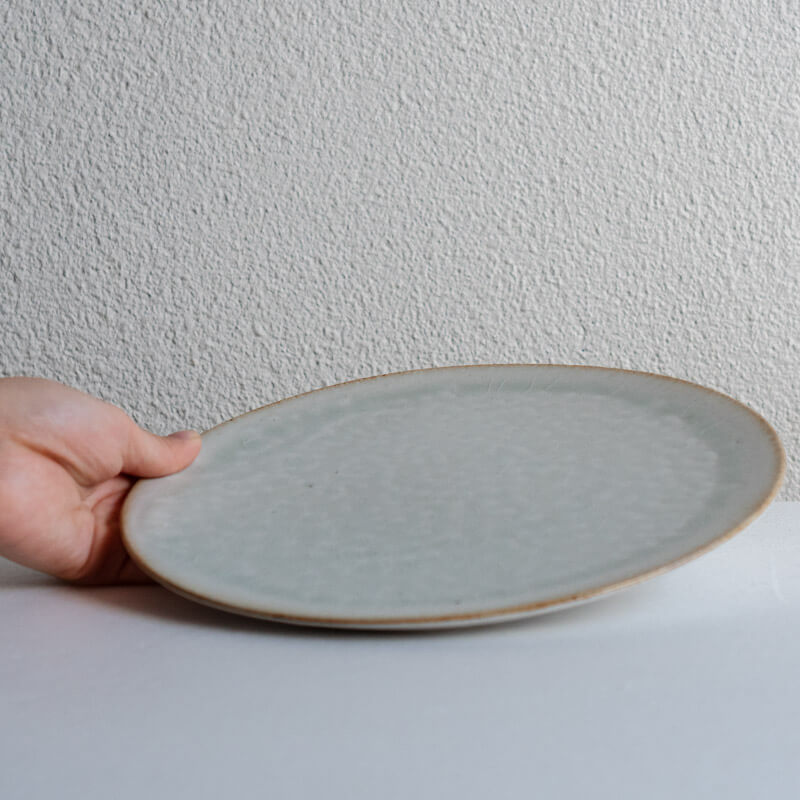 Tashiro Noriaki Ash Glaze Plate 22.5cm A
